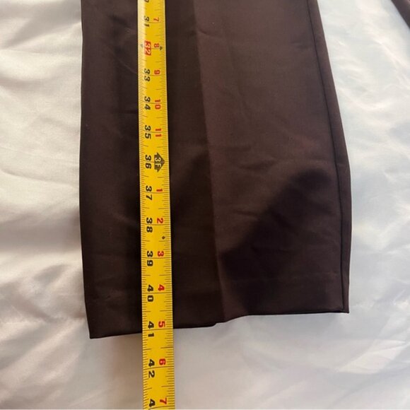 Chico's Straight Leg Dress Pants Brown Size 1.5 (10) - Picture 7 of 8